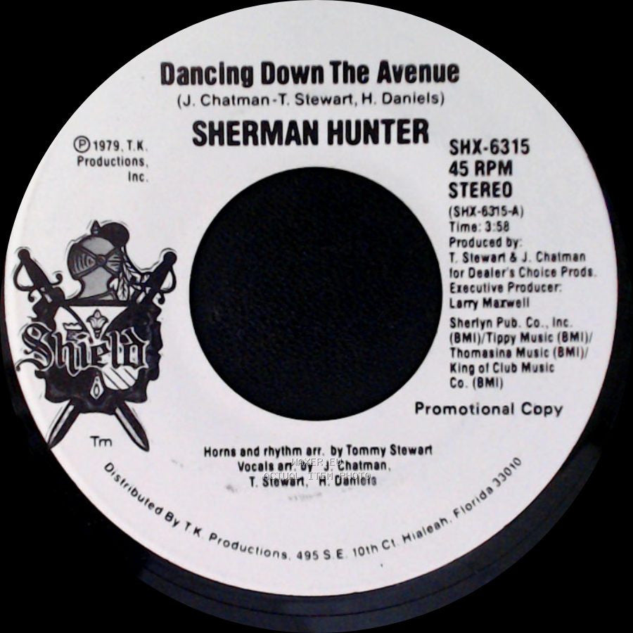 Sherman Hunter - Dancing Down The Avenue / Dancing Down The Avenue side A