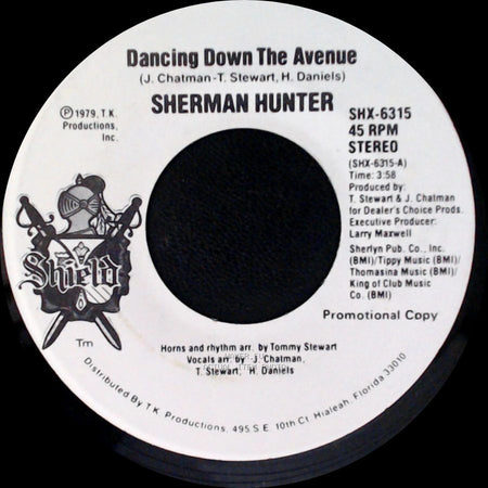 Sherman Hunter - Dancing Down The Avenue / Dancing Down The Avenue side B