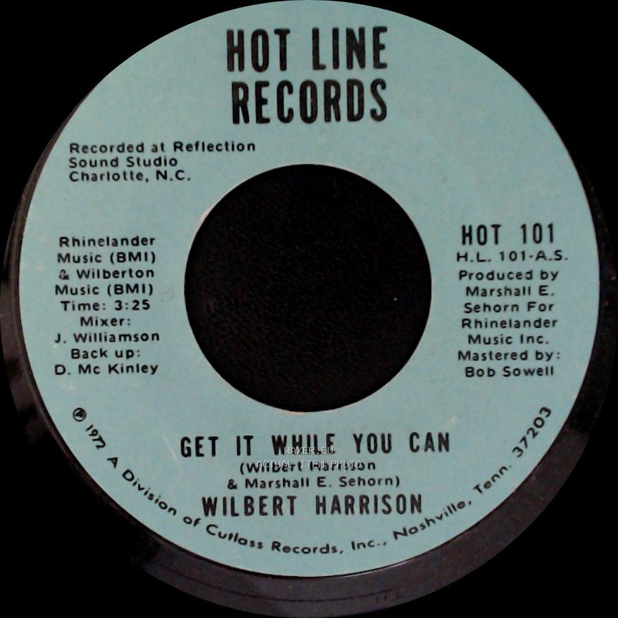 Wilbert Harrison - Get It While You Can / Amen side A