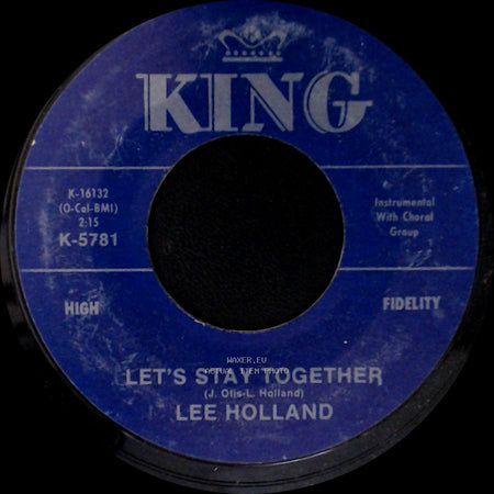 Lee Holland - Let's Stay Together / Give Me Back My Heart side A