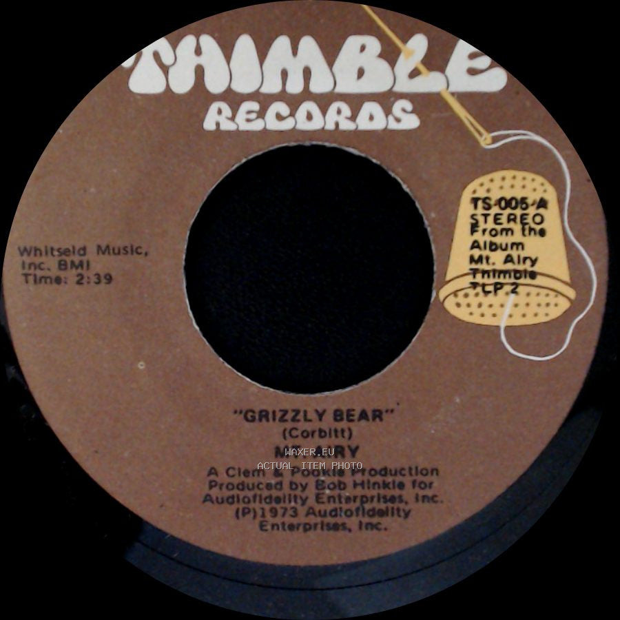 Mt. Airy - Grizzly Bear / Foggy Mountain Breakdown side A