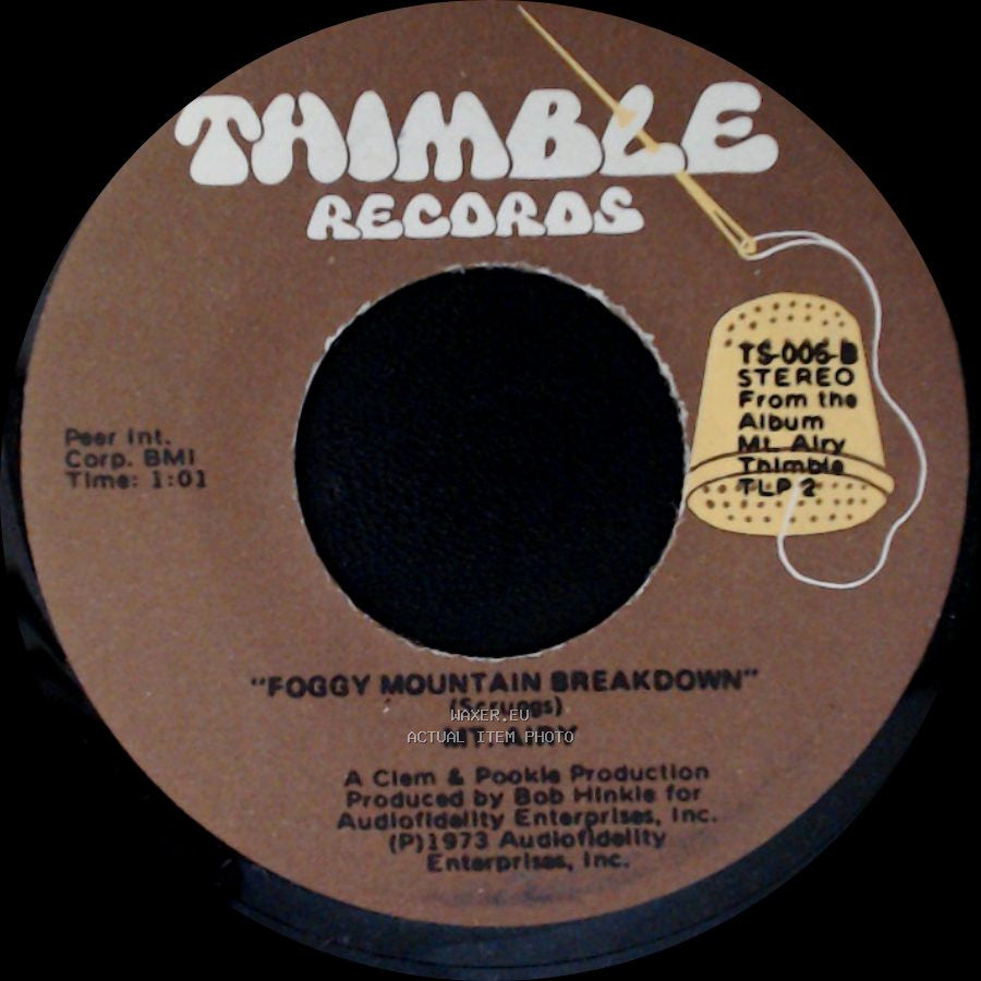 Mt. Airy - Grizzly Bear / Foggy Mountain Breakdown side B