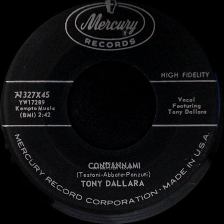 Tony Dallara - Condannami / Come Prima side A