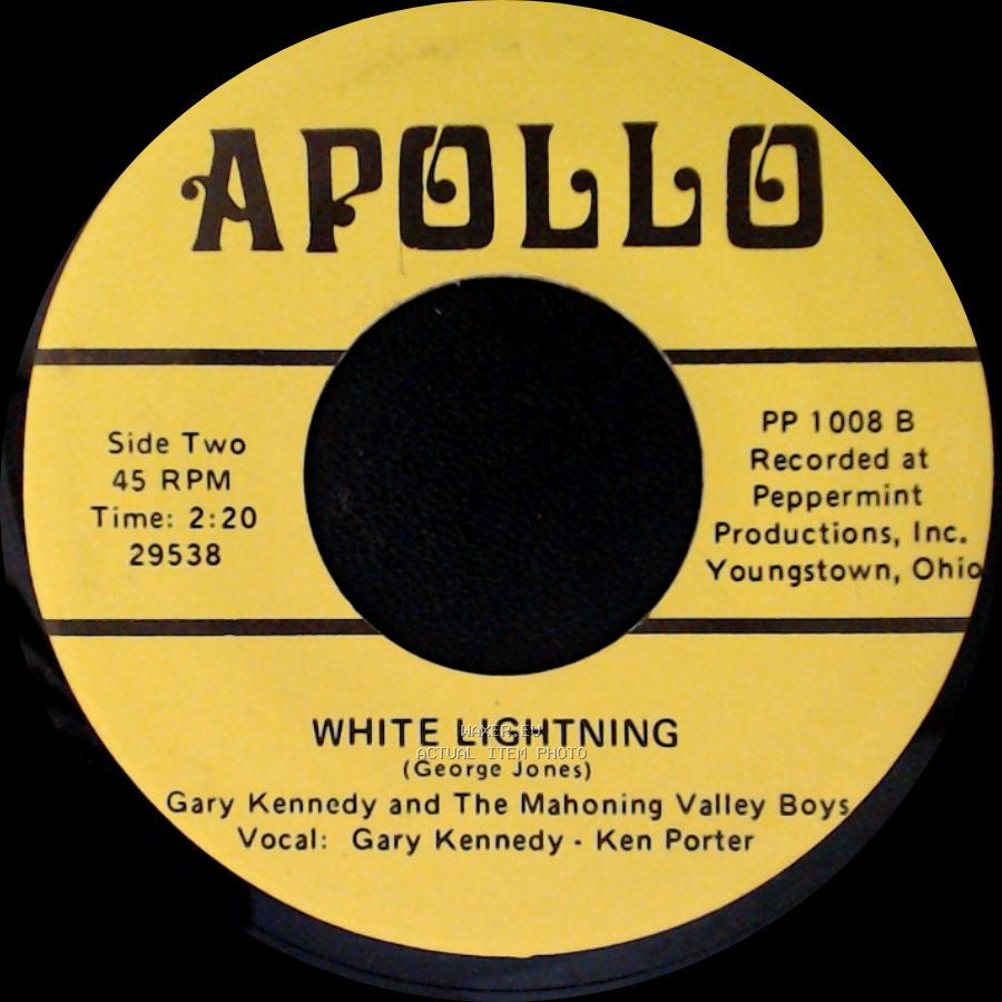 Gary Kennedy And The Mahoning Valley Boys - Sing Me Back Home / White Lightning side B