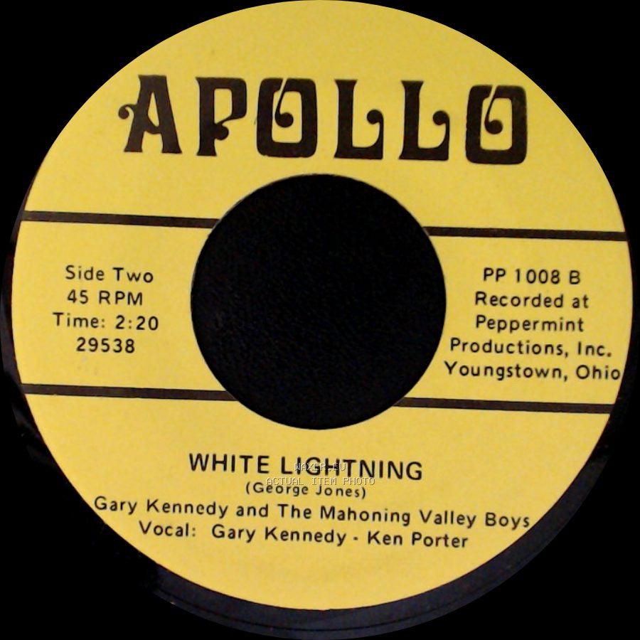 Gary Kennedy And The Mahoning Valley Boys - Sing Me Back Home / White Lightning side B