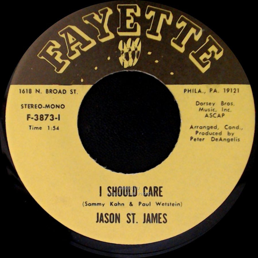 Jason St. James - A Million To One / I Should Care side B