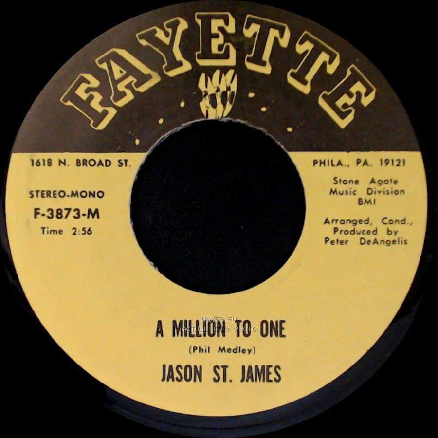 Jason St. James - A Million To One / I Should Care side A