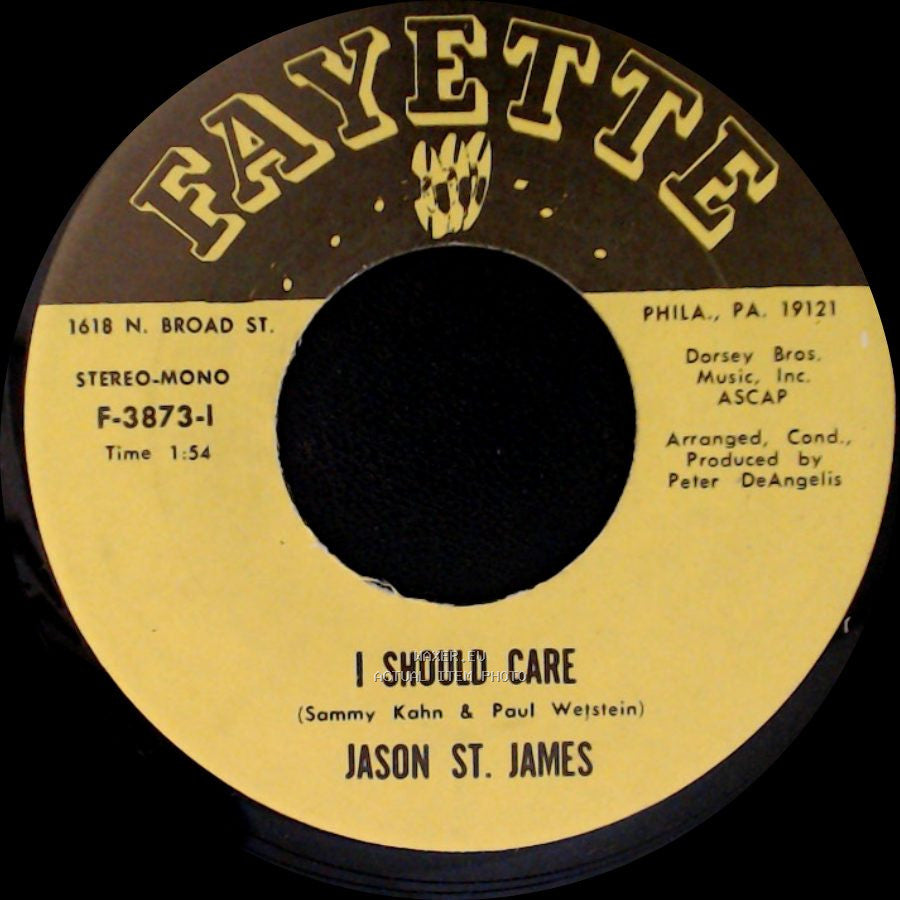 Jason St. James - A Million To One / I Should Care side B
