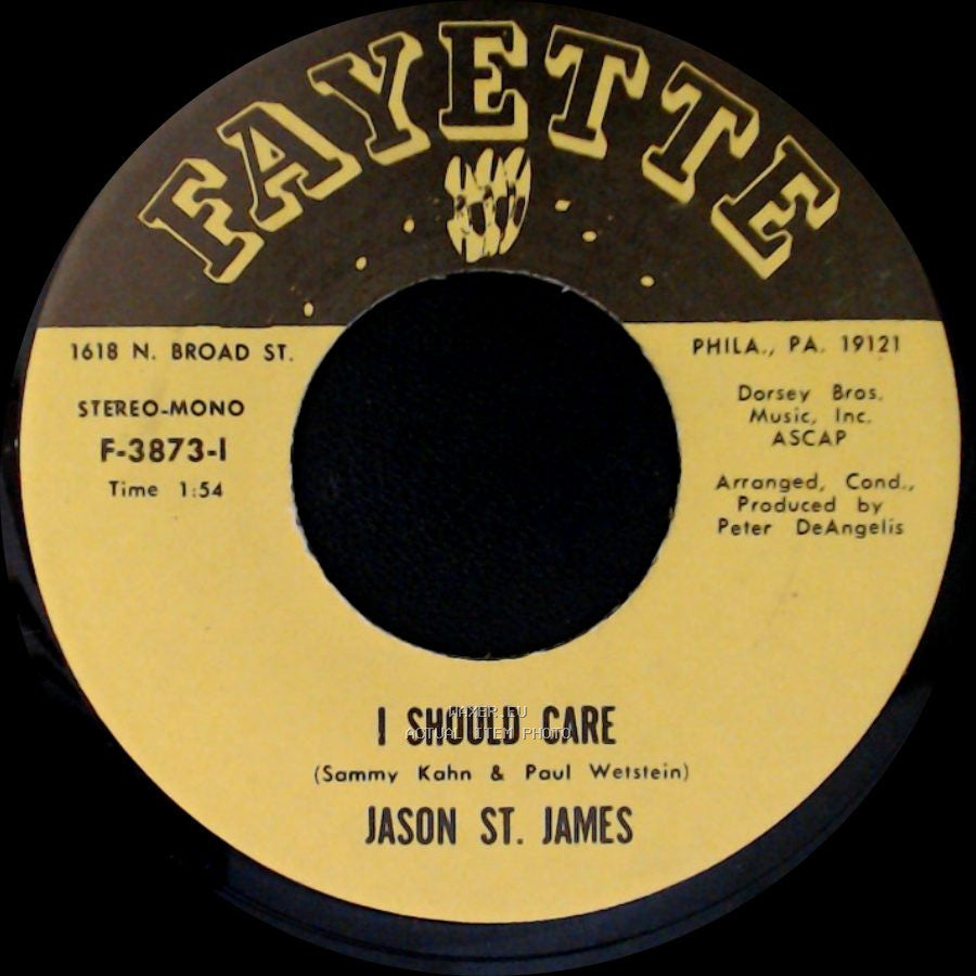 Jason St. James - A Million To One / I Should Care side B