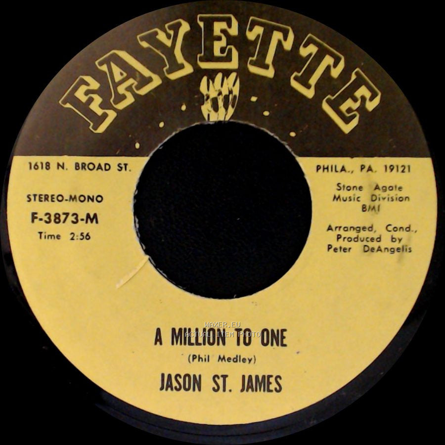 Jason St. James - I Should Care / A Million To One side B
