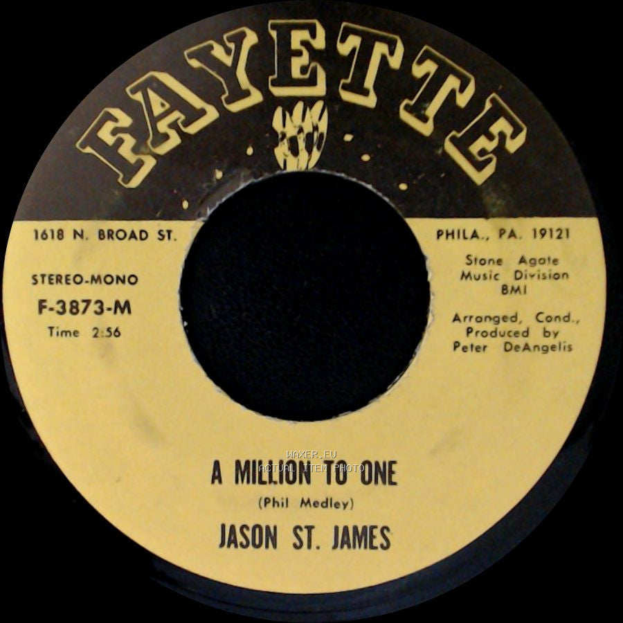 Jason St. James - A Million To One / I Should Care side A
