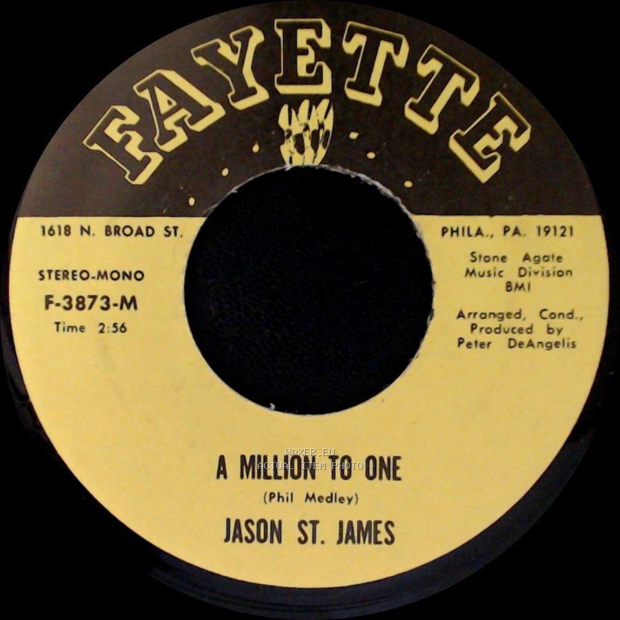 Jason St. James - A Million To One / I Should Care side A