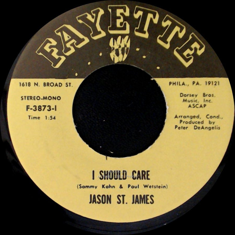 Jason St. James - A Million To One / I Should Care side B