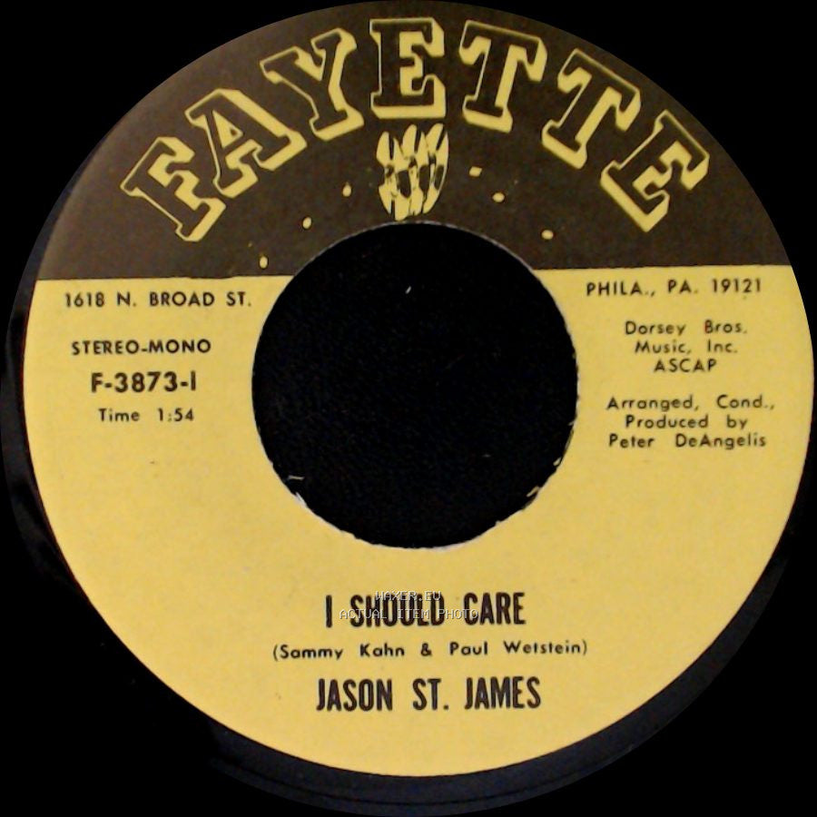 Jason St. James - A Million To One / I Should Care side B