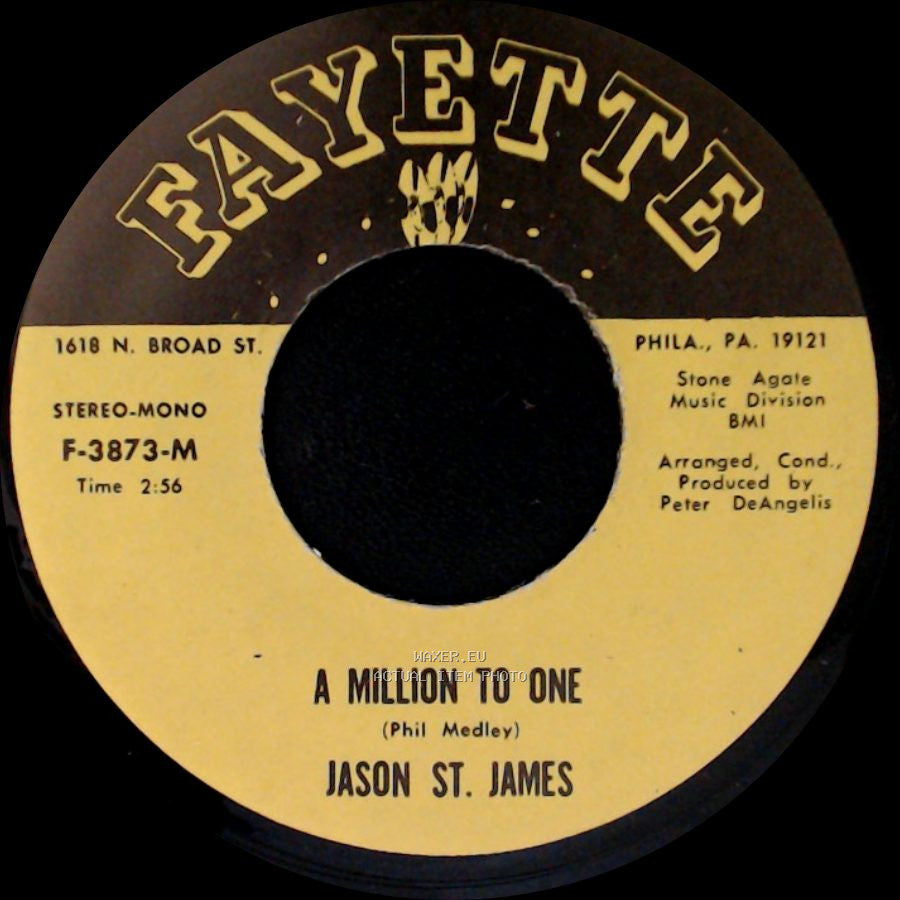 Jason St. James - A Million To One / I Should Care side A
