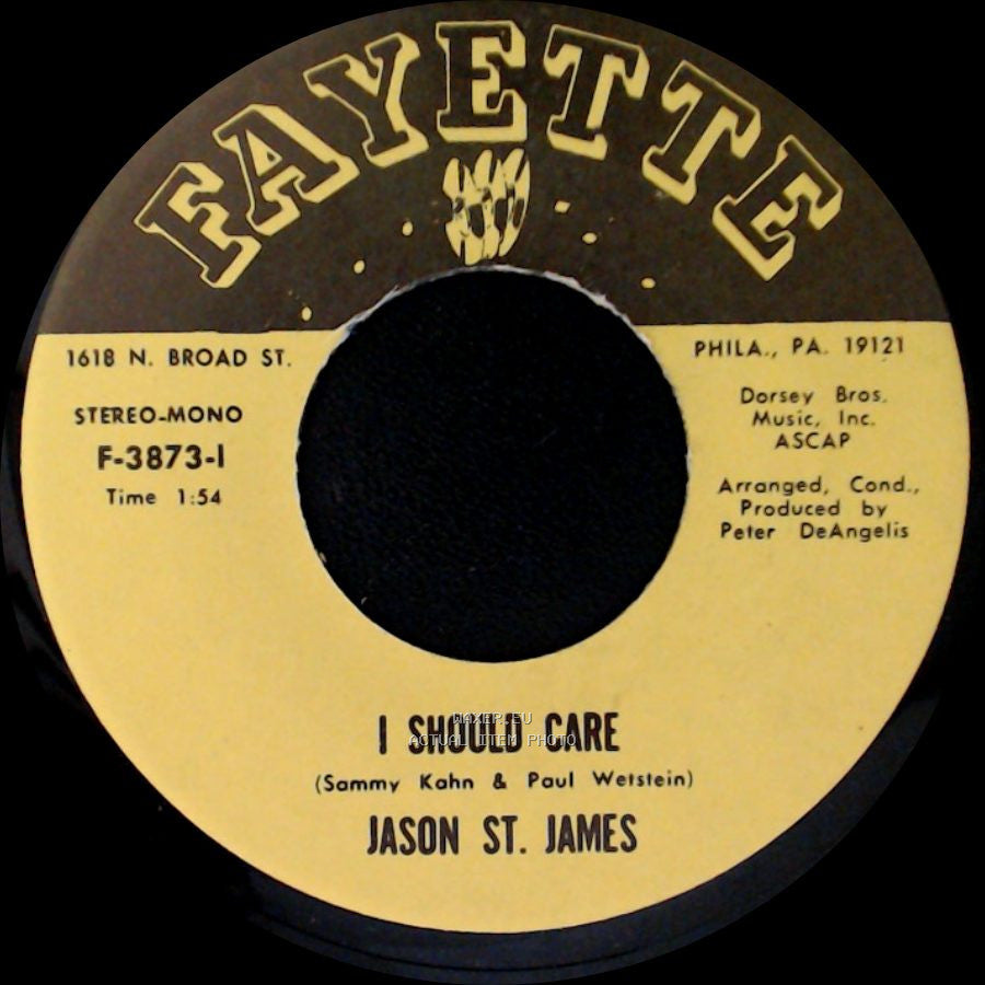 Jason St. James - A Million To One / I Should Care side B