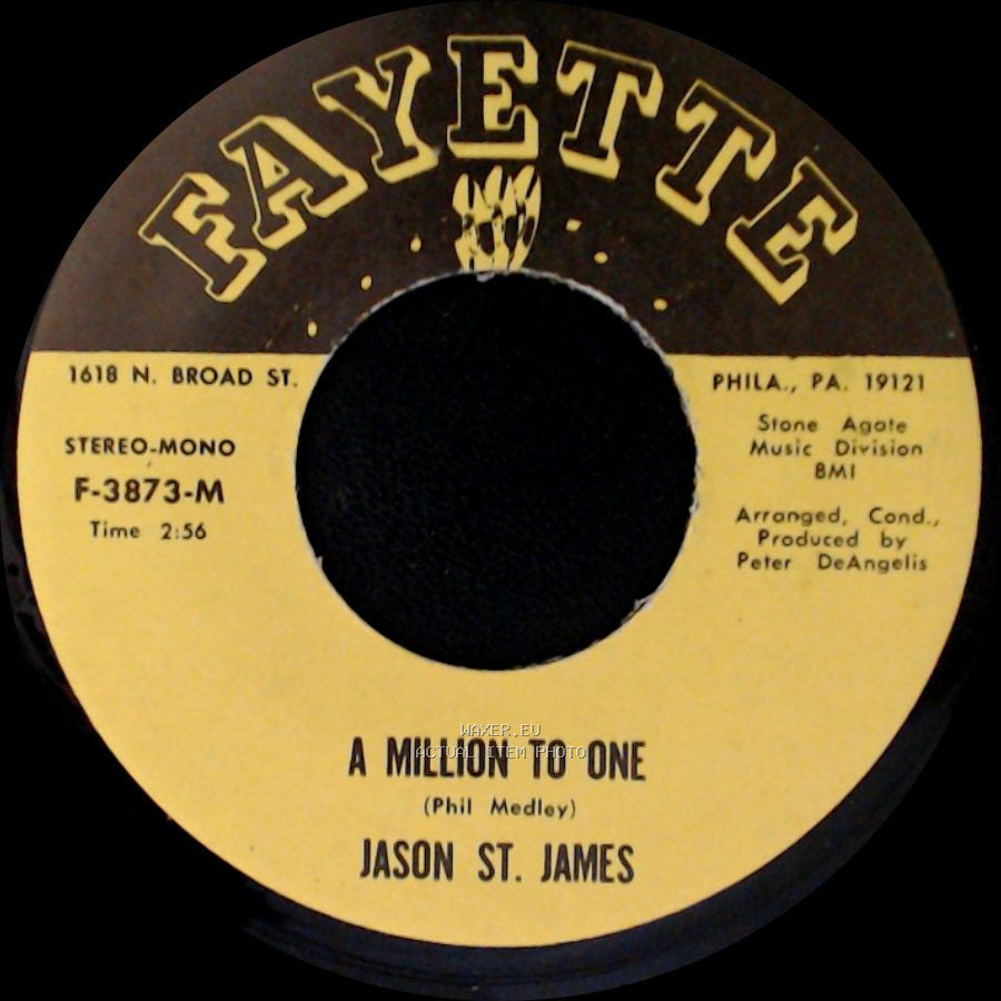 Jason St. James - A Million To One / I Should Care side A