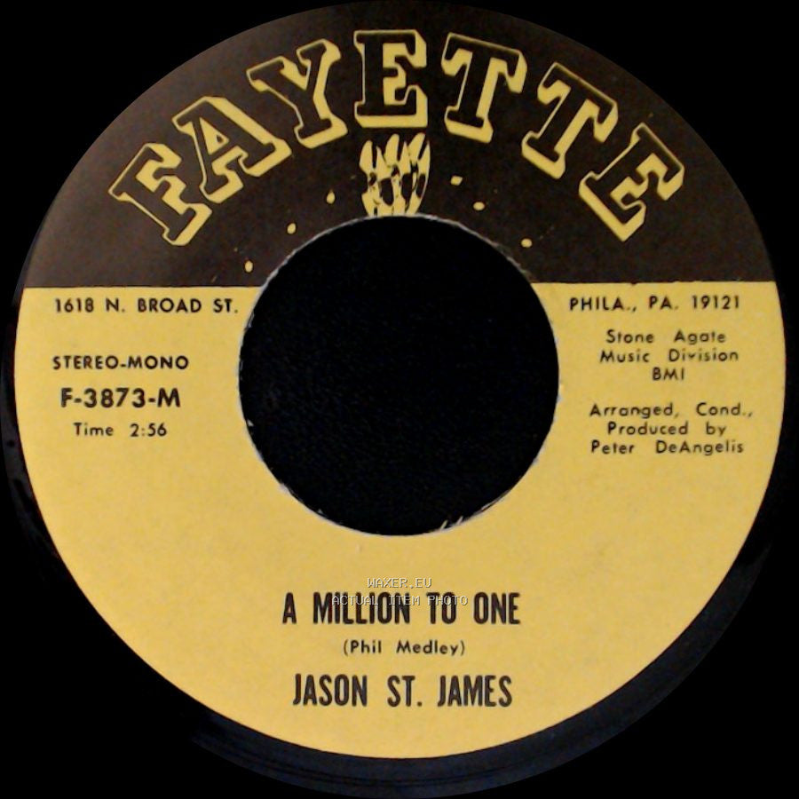 Jason St. James - A Million To One / I Should Care side A
