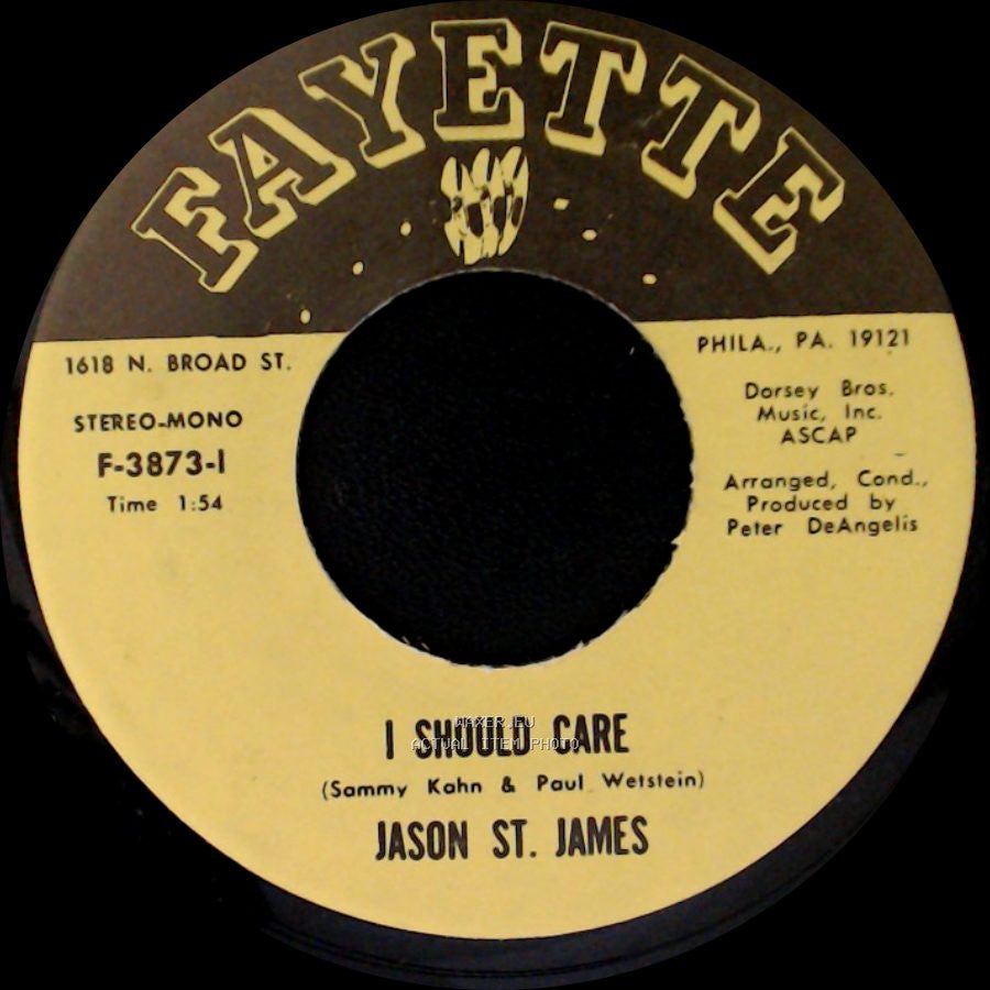 Jason St. James - A Million To One / I Should Care side B