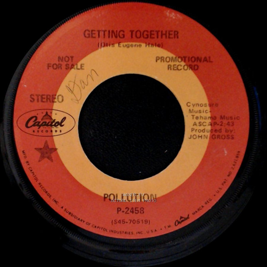 Pollution / Angela Jerome - Getting Together / Pollution side A