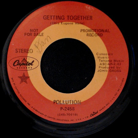 Pollution / Angela Jerome - Getting Together / Pollution side A