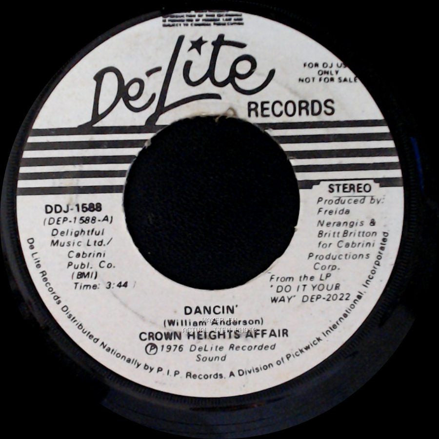 Crown Heights Affair - Dancin' / Dancin' side B