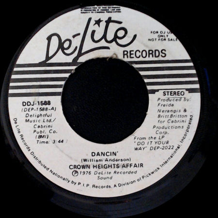 Crown Heights Affair - Dancin' / Dancin' side B