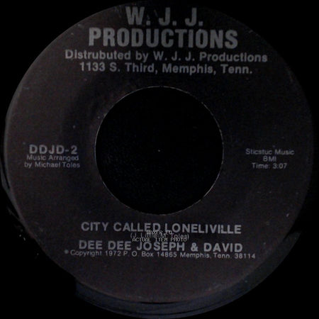 Dee Dee Joseph & David - City Called Loneliville / Devil Made Me Do It side A