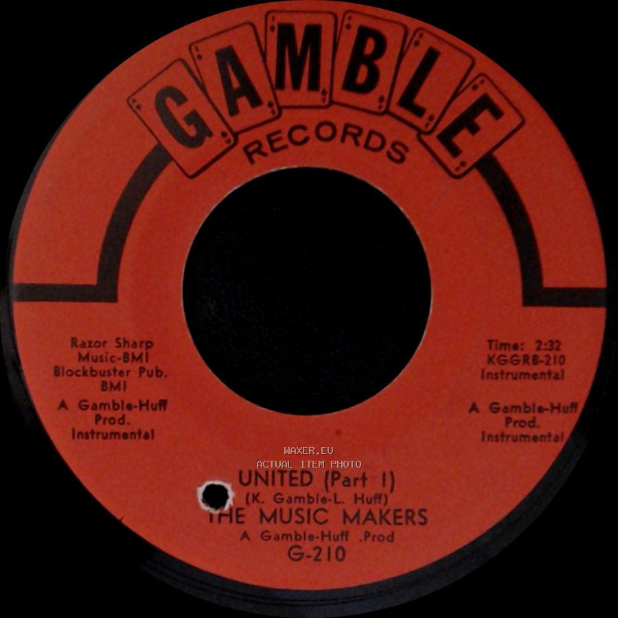 The Music Makers - United (Part 1) / United (Part 1) side B