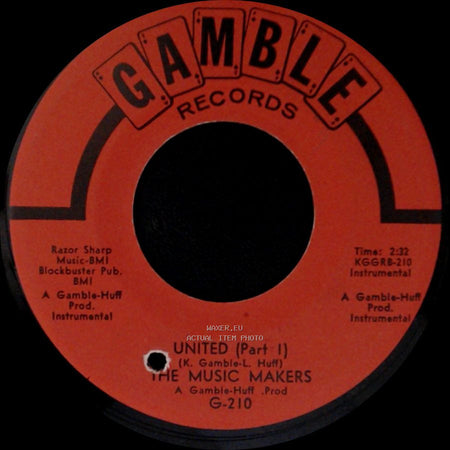 The Music Makers - United (Part 1) / United (Part 1) side B