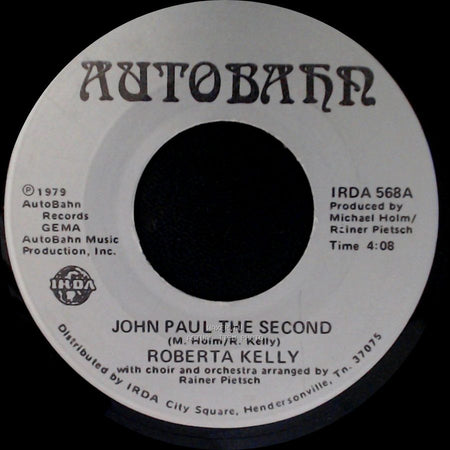 Roberta Kelly - John Paul The Second / Tribute To Love side A