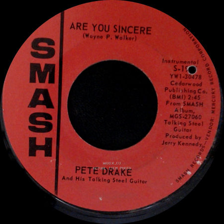 Pete Drake And His Talking Steel Guitar - I'm Walkin' / Are You Sincere side B