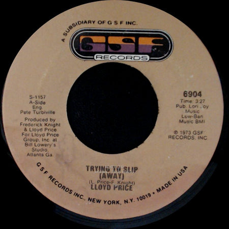 Lloyd Price - Trying To Slip (Away) / They Get Down side A