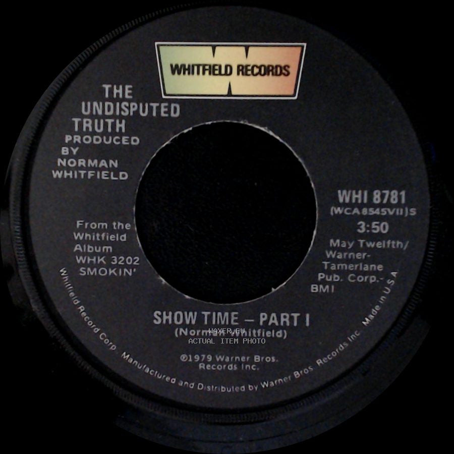 The Undisputed Truth - Show Time - Part I / Show Time - Part Ii side A