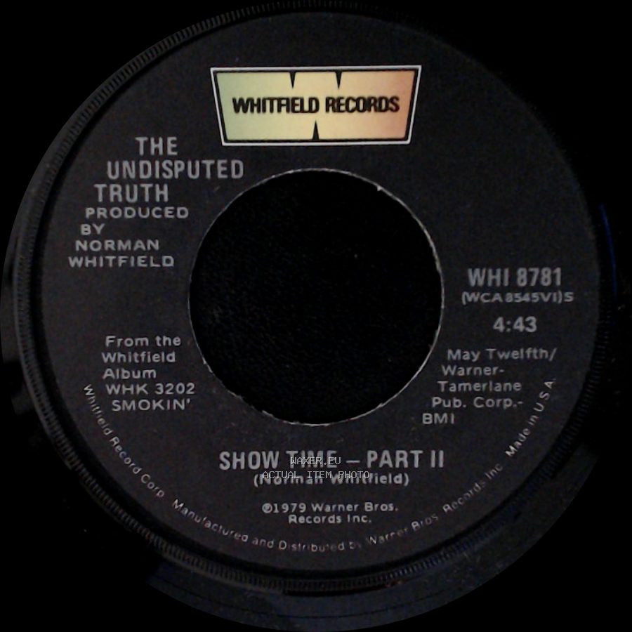 The Undisputed Truth - Show Time - Part I / Show Time - Part Ii side B