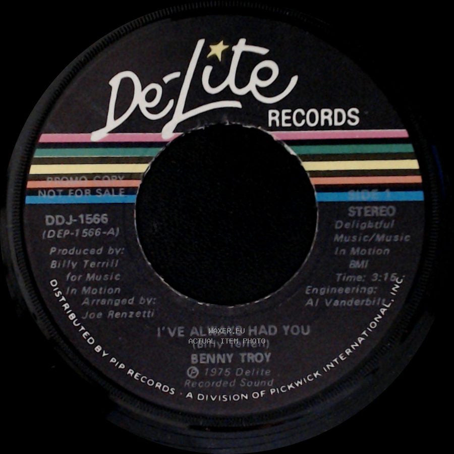Benny Troy - I've Always Had You / I've Always Had You side B