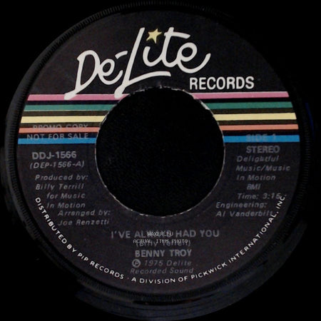Benny Troy - I've Always Had You / I've Always Had You side B
