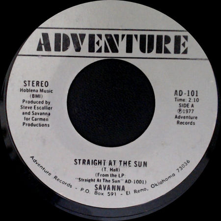 Savanna - Straight At The Sun / Spirit Of Love side A