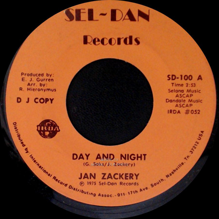 Jan Zackery - Day And Night / Day And Night side B