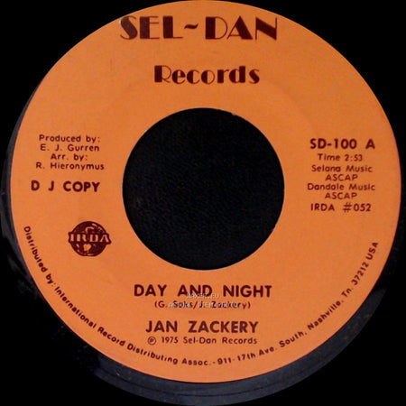 Jan Zackery - Day And Night / Day And Night side B