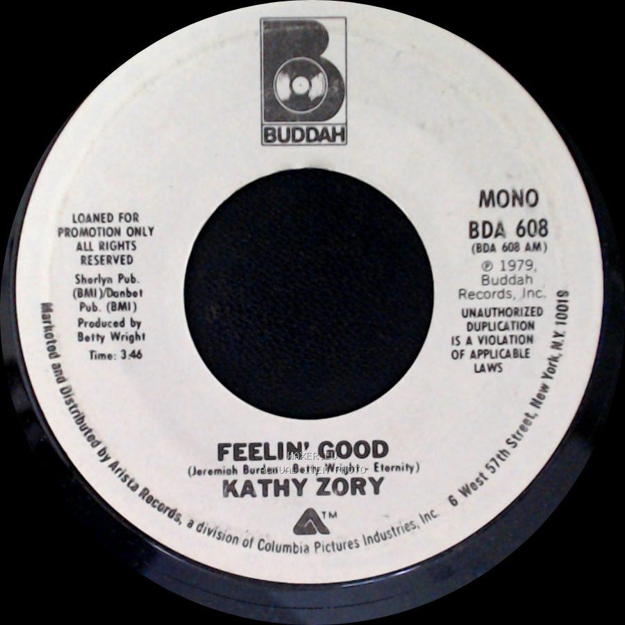 Kathy Zory - Feelin' Good / Feelin' Good side A