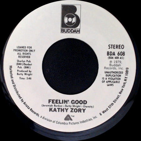 Kathy Zory - Feelin' Good / Feelin' Good side B