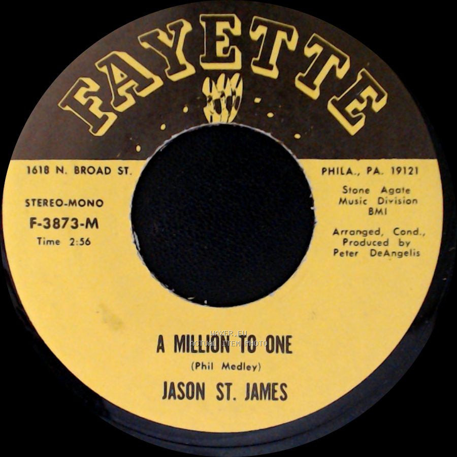 Jason St. James - A Million To One / I Should Care side A