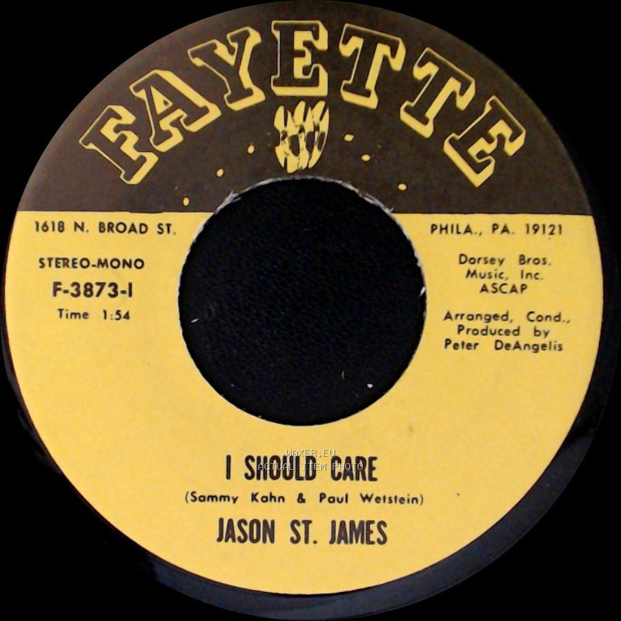 Jason St. James - A Million To One / I Should Care side B