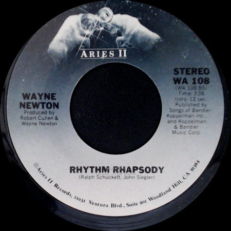 Wayne Newton - Years / Rhythm Rhapsody side B