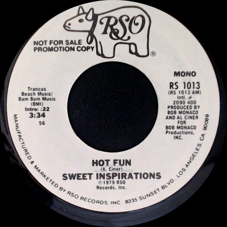 Sweet Inspirations - Hot Fun / Hot Fun side A
