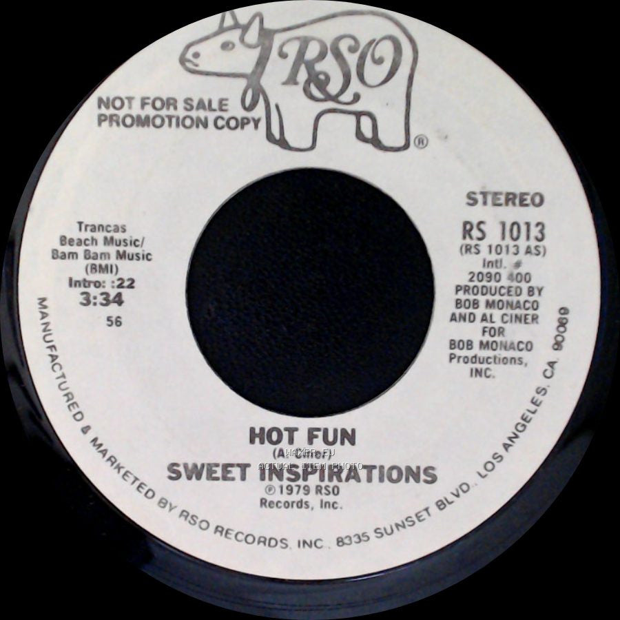 Sweet Inspirations - Hot Fun / Hot Fun side B
