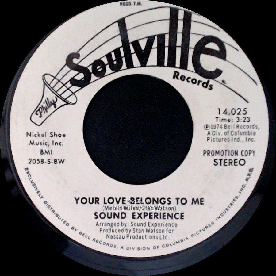 Sound Experience - Your Love Belongs To Me / Your Love Belongs To Me side B