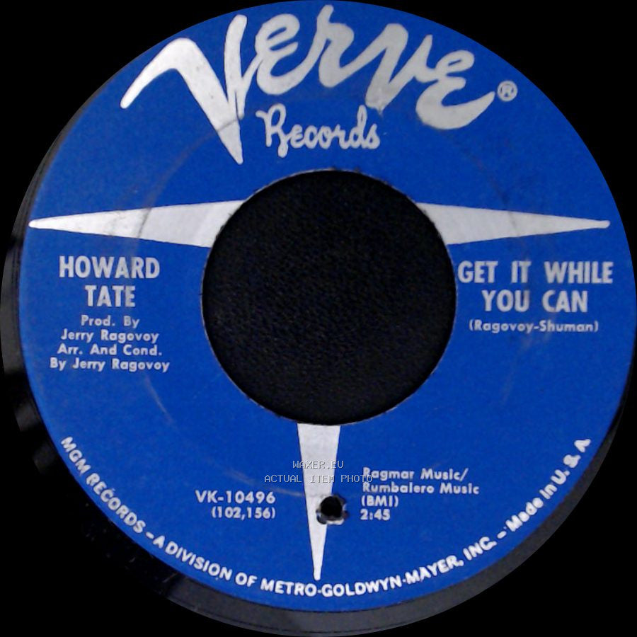 Howard Tate - Get It While You Can / Glad I Knew Better side A