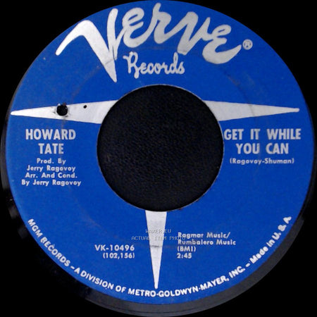 Howard Tate - Get It While You Can / Glad I Knew Better side A